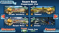 画像ギャラリー No.005のサムネイル画像 / デフォルメカーで熾烈なドリフト合戦。スマートフォン向けレースゲーム「Mini Motor Racing」を紹介する「（ほぼ）日刊スマホゲーム通信」第337回