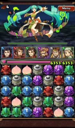 画像ギャラリー No.001のサムネイル画像 / 「三国志パズル大戦」で「初音ミク」とのコラボが開始。特別クエストも登場