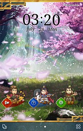 画像ギャラリー No.004のサムネイル画像 / 「三国志パズル大戦」,Yahoo! JAPANのbuzzHOMEで着せ替え画面を配信