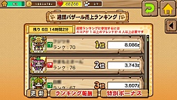 画像ギャラリー No.004のサムネイル画像 / 「モンハン商店 アイルーでバザール」,売上を競うランキング機能を実装
