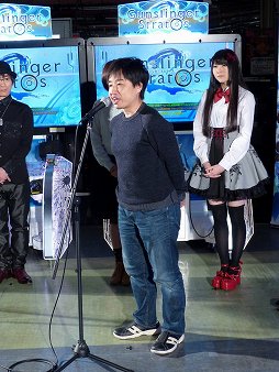 画像ギャラリー No.006のサムネイル画像 / 「ガンスリンガー ストラトス2」が稼働開始。オープニングセレモニーには,ふなっしーが応援に駆けつけたなっしー!
