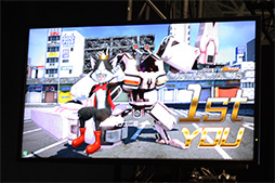 画像ギャラリー No.008のサムネイル画像 / ［TGS 2014］「ガンスリンガー ストラトス2」とFFシリーズの衣装コラボを公開。出演声優4名によるスペシャルステージをレポート