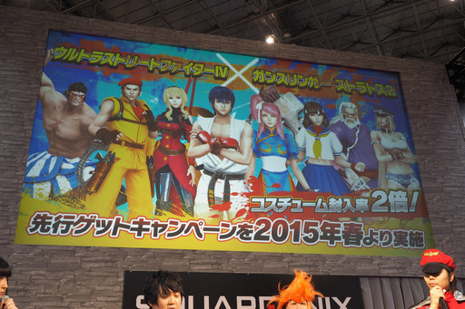 画像ギャラリー No.028のサムネイル画像 / ［JAEPO2015］「ウルトラストリートファイターIV」とのコラボが発表された「ガンスリンガー ストラトス2」スペシャルトークセッションをレポート