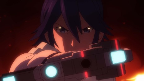 画像ギャラリー No.032のサムネイル画像 / いよいよ放映開始となるアニメ版「ガンスリンガー ストラトス」。オペレーター・水潟九美のプレイアブル参戦も明らかにとなった先行上映会レポート
