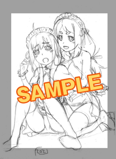 画像ギャラリー No.002のサムネイル画像 / 「AKIBA’S TRIP2」ぽよよん♡ろっく描き下ろし,特典イラストラフを公開