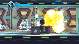 画像ギャラリー No.007のサムネイル画像 / 稲船敬二氏手がける「Mighty No.9」が東京ゲームショウ2014にプレイアブル出展。日本語バージョンで“軍事基地ステージ”を体験可能に