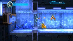 画像ギャラリー No.003のサムネイル画像 / 「Mighty No.9」のβ版がアップデート。水と氷2つのエリアで構成され，ボスとしてMighty No.2が待ち受ける「水道局ステージ」を追加