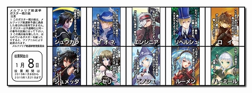 画像ギャラリー No.002のサムネイル画像 / 「メルファリア マーチ」，イベント「第1回メルファリア総選挙」の本戦がスタート