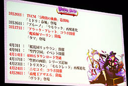 画像ギャラリー No.092のサムネイル画像 / 「ディバゲ」にリンクシステムが実装されるVer.3.0.0は2015年初冬に予定。開発スタッフの昔話にも花が咲いた2周年イベントステージをレポート