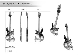 画像ギャラリー No.011のサムネイル画像 / 「ディバインゲート零」に登場する国家機関“対策室”のメンバーを紹介。楽器型武器“エクステ”の設定画も公開