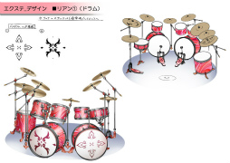 画像ギャラリー No.013のサムネイル画像 / 「ディバインゲート零」に登場する国家機関“対策室”のメンバーを紹介。楽器型武器“エクステ”の設定画も公開