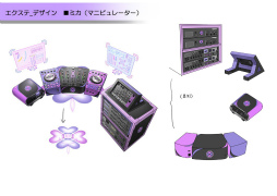画像ギャラリー No.017のサムネイル画像 / 「ディバインゲート零」に登場する国家機関“対策室”のメンバーを紹介。楽器型武器“エクステ”の設定画も公開