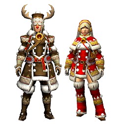 画像ギャラリー No.023のサムネイル画像 / 「MHXR」,クリスマスイベントで土属性の★4防具「サンタシリーズ」「トナカイシリーズ」が登場。2つの技玉が付いた腰装備に注目