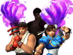 「モンハン エクスプロア」で「ストリートファイターV」コラボが本日開幕。リュウ/春麗の衣裳や，ベガのサイコパワーにちなんだ武器などが登場