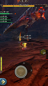 画像ギャラリー No.008のサムネイル画像 / 「モンスターハンター エクスプロア」，7月1日に登場する「ディノバルド」と覇玉ハンマーの情報をお届け。直撮りプレイ動画でも紹介