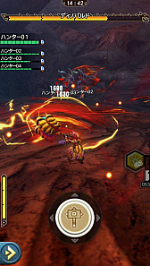画像ギャラリー No.011のサムネイル画像 / 「モンスターハンター エクスプロア」，7月1日に登場する「ディノバルド」と覇玉ハンマーの情報をお届け。直撮りプレイ動画でも紹介