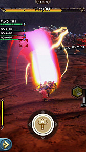画像ギャラリー No.014のサムネイル画像 / 「モンスターハンター エクスプロア」，7月1日に登場する「ディノバルド」と覇玉ハンマーの情報をお届け。直撮りプレイ動画でも紹介
