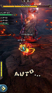 画像ギャラリー No.016のサムネイル画像 / 「モンスターハンター エクスプロア」，7月1日に登場する「ディノバルド」と覇玉ハンマーの情報をお届け。直撮りプレイ動画でも紹介