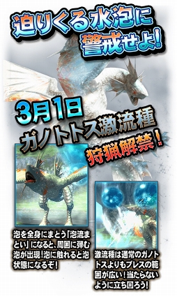 画像ギャラリー No.002のサムネイル画像 / 「MHXR」,新特殊種モンスター「ガノトトス激流種」登場を含むアップデートを実施