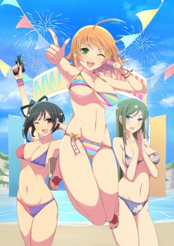 画像ギャラリー No.009のサムネイル画像 / 「閃乱カグラ NewWave Gバースト」，イベント「トライアスロンガールズ」前半が開催