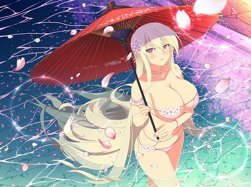 画像ギャラリー No.008のサムネイル画像 / 「閃乱カグラ NewWave Gバースト」，イベント“お花見プールフェス”が開催中。総選挙SP記念水着ピックアップガチャも
