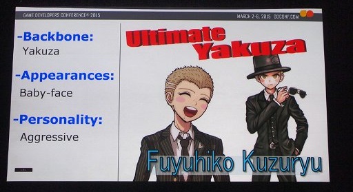 画像ギャラリー No.008のサムネイル画像 / ［GDC 2015］必要なのは，広くて深い愛。「ダンガンロンパ」の小高和剛氏がキャララクター作りの秘訣を明かす