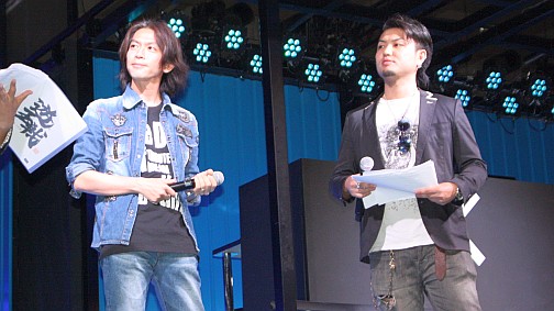 画像ギャラリー No.001のサムネイル画像 / ［TGS 2014］あーくれぼ2014の決勝カードが再現された，「GUILTY GEAR Xrd -SIGN-」遊王戦レポート。新キャラのお披露目を兼ねたエキシビションも