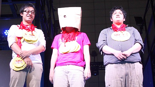 画像ギャラリー No.002のサムネイル画像 / ［TGS 2014］あーくれぼ2014の決勝カードが再現された，「GUILTY GEAR Xrd -SIGN-」遊王戦レポート。新キャラのお披露目を兼ねたエキシビションも