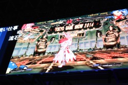 画像ギャラリー No.012のサムネイル画像 / ［TGS 2014］あーくれぼ2014の決勝カードが再現された，「GUILTY GEAR Xrd -SIGN-」遊王戦レポート。新キャラのお披露目を兼ねたエキシビションも