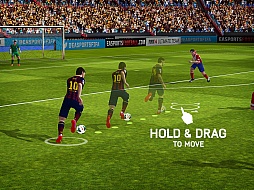 画像ギャラリー No.005のサムネイル画像 / ［TGS 2013］スマホ向け「FIFA 14」は，基本プレイ無料で間口を広く。新たな操作方法が想像以上に快適だったというプレイレポート