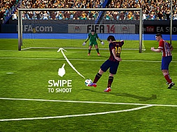 画像ギャラリー No.007のサムネイル画像 / ［TGS 2013］スマホ向け「FIFA 14」は，基本プレイ無料で間口を広く。新たな操作方法が想像以上に快適だったというプレイレポート