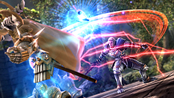 画像ギャラリー No.020のサムネイル画像 / ［TGS 2013］「SOULCALIBUR Lost Swords」最新情報。今作の武器や防具には「属性」が存在。「合成」により性能の強化も可能に