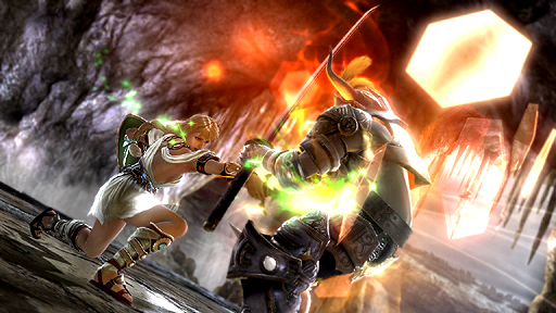 画像ギャラリー No.022のサムネイル画像 / ［TGS 2013］「SOULCALIBUR Lost Swords」最新情報。今作の武器や防具には「属性」が存在。「合成」により性能の強化も可能に