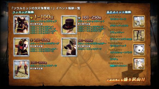 画像ギャラリー No.010のサムネイル画像 / 「SOULCALIBUR Lost Swords」,新たなランキングイベント「争奪戦」を開催