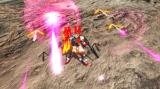 画像ギャラリー No.038のサムネイル画像 / 「機動戦士ガンダム EXTREME VS. FULL BOOST」,3つの形態に進化する機体「エクストリームガンダム type-レオス」が参戦