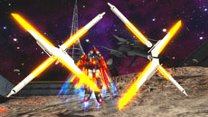 画像ギャラリー No.040のサムネイル画像 / 「機動戦士ガンダム EXTREME VS. FULL BOOST」,3つの形態に進化する機体「エクストリームガンダム type-レオス」が参戦
