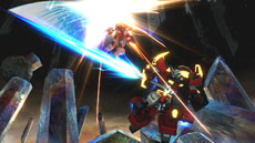 画像ギャラリー No.067のサムネイル画像 / 「機動戦士ガンダム EXTREME VS. FULL BOOST」,3つの形態に進化する機体「エクストリームガンダム type-レオス」が参戦