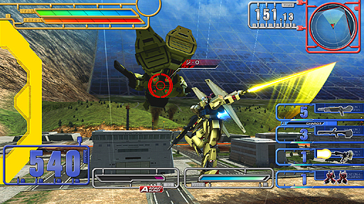 画像ギャラリー No.002のサムネイル画像 / PS3版「機動戦士ガンダム EXTREME VS. FULL BOOST」，初回特典としてプラモデルの「ランナー」をイメージした新たなゲージデザインを追加