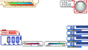 画像ギャラリー No.004のサムネイル画像 / PS3版「機動戦士ガンダム EXTREME VS. FULL BOOST」，初回特典としてプラモデルの「ランナー」をイメージした新たなゲージデザインを追加