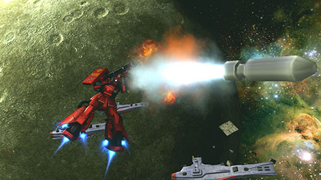 画像ギャラリー No.009のサムネイル画像 / 「機動戦士ガンダム EXVS.FB」,DLC「高機動型ザクII後期型(ジョニー・ライデン機)」「インフィニットジャスティスガンダム(ラクス搭乗)」を発売日から無料配信