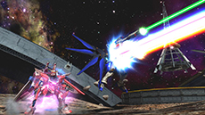 画像ギャラリー No.015のサムネイル画像 / 「機動戦士ガンダム EXVS.FB」,DLC「高機動型ザクII後期型(ジョニー・ライデン機)」「インフィニットジャスティスガンダム(ラクス搭乗)」を発売日から無料配信
