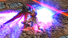 画像ギャラリー No.034のサムネイル画像 / 「機動戦士ガンダム EXVS.FB」,DLC「高機動型ザクII後期型(ジョニー・ライデン機)」「インフィニットジャスティスガンダム(ラクス搭乗)」を発売日から無料配信
