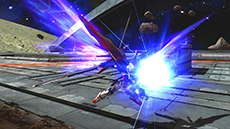 画像ギャラリー No.035のサムネイル画像 / 「機動戦士ガンダム EXVS.FB」,DLC「高機動型ザクII後期型(ジョニー・ライデン機)」「インフィニットジャスティスガンダム(ラクス搭乗)」を発売日から無料配信