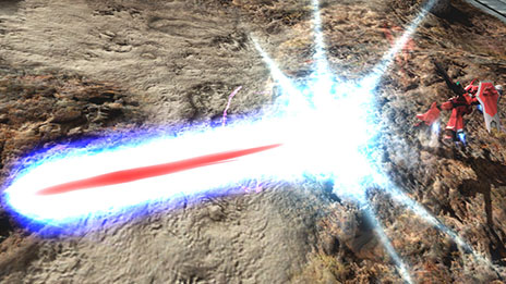 画像ギャラリー No.044のサムネイル画像 / 「機動戦士ガンダム EXVS.FB」,DLC「高機動型ザクII後期型(ジョニー・ライデン機)」「インフィニットジャスティスガンダム(ラクス搭乗)」を発売日から無料配信