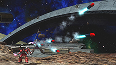 画像ギャラリー No.046のサムネイル画像 / 「機動戦士ガンダム EXVS.FB」,DLC「高機動型ザクII後期型(ジョニー・ライデン機)」「インフィニットジャスティスガンダム(ラクス搭乗)」を発売日から無料配信