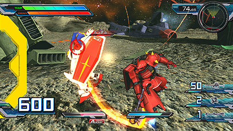 画像ギャラリー No.004のサムネイル画像 / 「機動戦士ガンダム EXTREME VS. FULL BOOST」，「高機動型ザクII後期型」および「インフィニットジャスティスガンダム」の紹介映像を公開