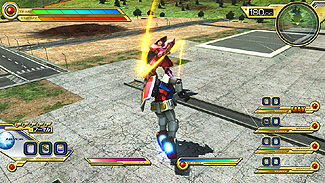 画像ギャラリー No.002のサムネイル画像 / PS3「機動戦士ガンダム EXTREME VS. FULL BOOST」が本日発売。「ガンダムEXA」とのコラボで，ときた洸一氏デザインの特製ゲージが無料配信