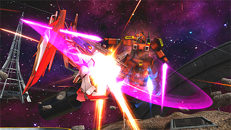 画像ギャラリー No.006のサムネイル画像 / 「機動戦士ガンダム EXVS FULL BOOST」追加機体第4弾が3月19日より配信。 ガイアガンダム(バルトフェルド搭乗),ザク頭Zガンダム,シルバースモーが登場