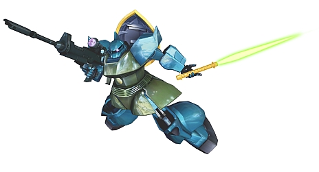 画像ギャラリー No.002のサムネイル画像 / 「機動戦士ガンダム EXTREME VS. FULL BOOST」，万能型のガトー搭乗ゲルググと，岩を投げて戦うドアン搭乗のザクIIが4月16日に配信
