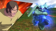 画像ギャラリー No.011のサムネイル画像 / 「機動戦士ガンダム EXTREME VS. FULL BOOST」，万能型のガトー搭乗ゲルググと，岩を投げて戦うドアン搭乗のザクIIが4月16日に配信